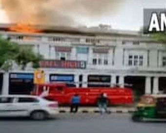 Massive fire at Connaught Place restaurant in Delhi