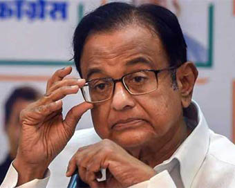 Former Finance Minister P. Chidambaram 