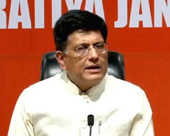 Railway Minister Piyush Goyal