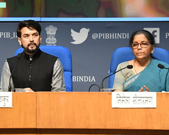 Anurag Thakur and Nirmala Sitharaman