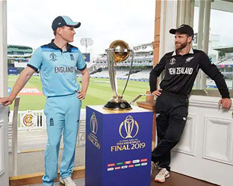 Eoin Morgan and Kane Williamson