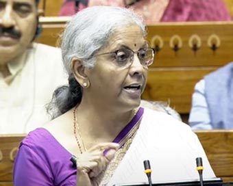 Finance Minister Nirmala Sitharaman