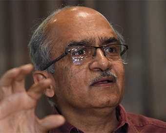 Lawyer Prashant Bhushan (file pic)