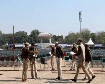 Heavy security at Delhi