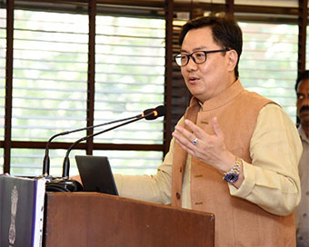 Union Sports Minister Kiren Rijiju 