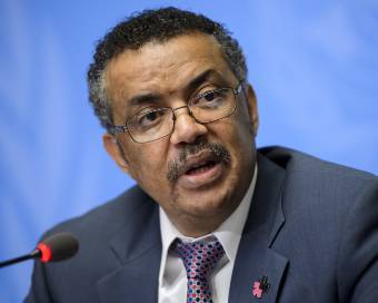 World Health Organization (WHO) Director-General Tedros Adhanom Ghebreyesus