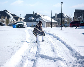 Texas snowfall